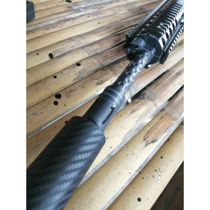 tinggal pasang aja di muzzle break m301 pdw