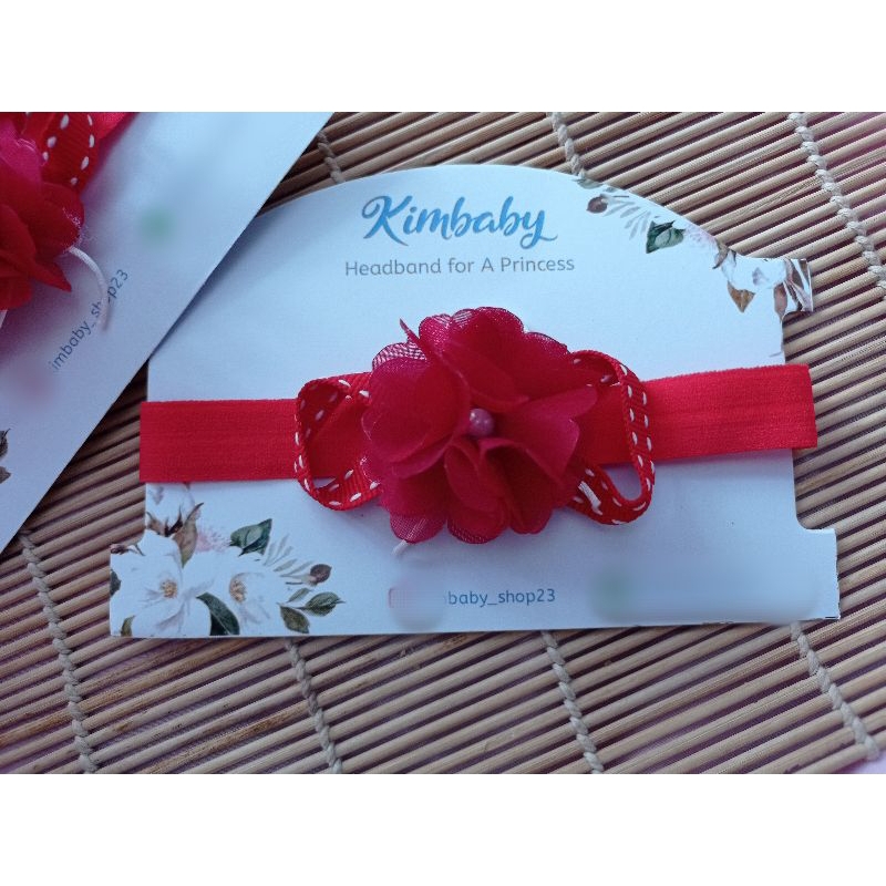 bando bayi bando anak merah bando simple anak bando kecil