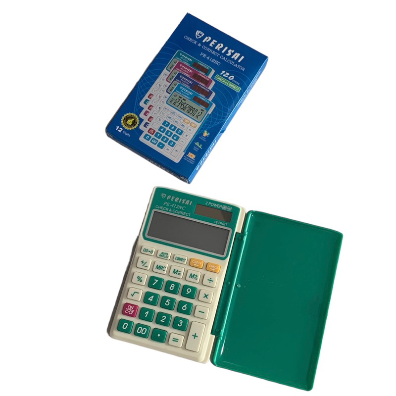 

PERISAI CHECK & CORRECT CALCULATOR PE-412NC