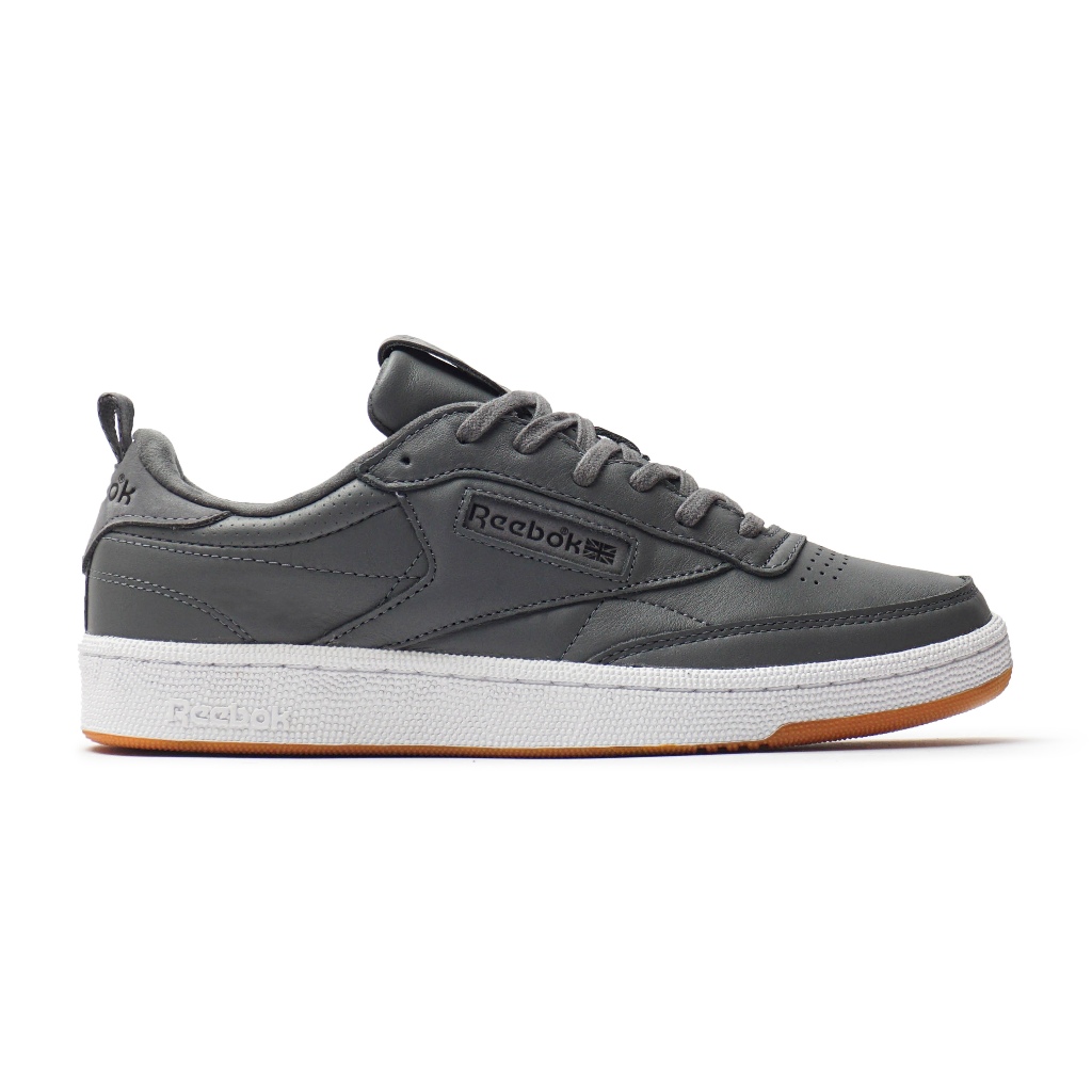 Sneakers Pria Reebok Club C 85 PL Pure Grey/White/Gum
