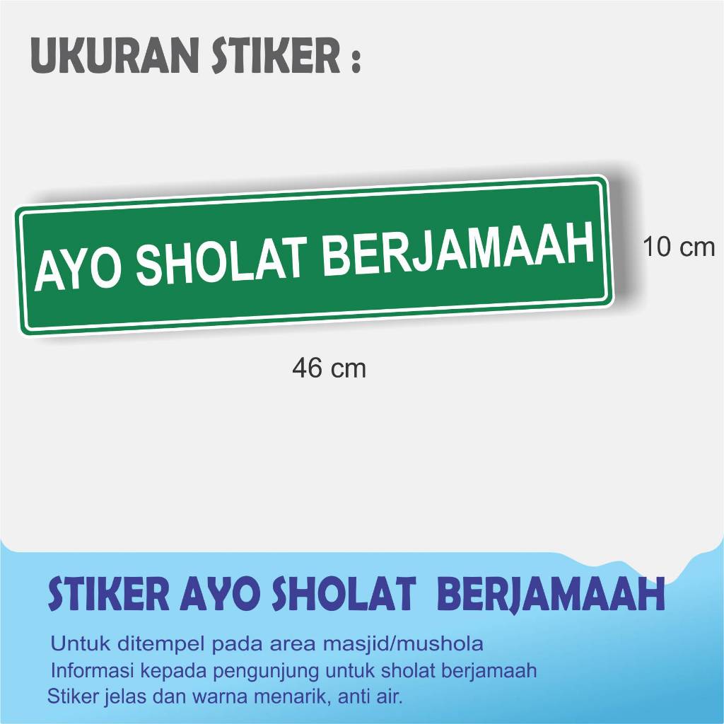 

STIKER AYO SHOLAT BERJAMAAH