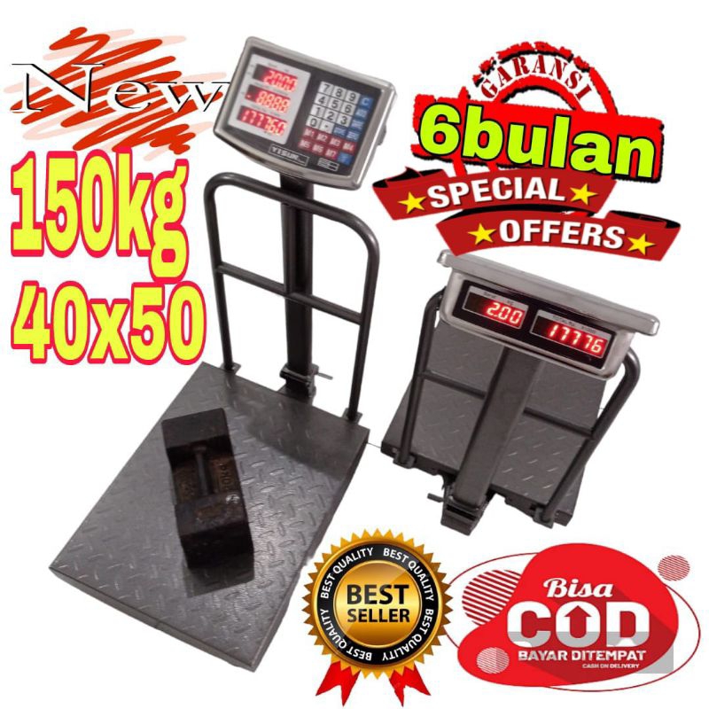 Timbangan duduk 150kg digital/timbangan lipat/timbangan sembako/timbangan murah/