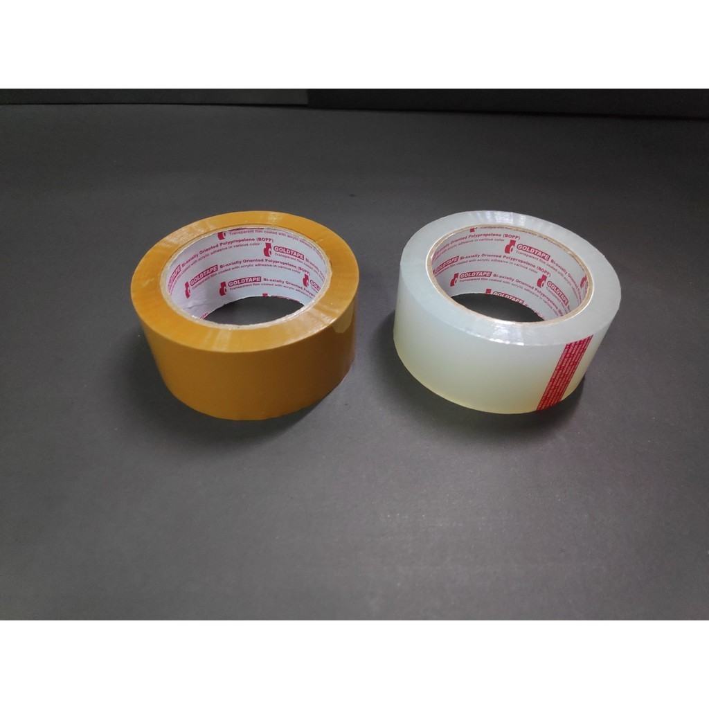 

LAKBAN BENING 48 MM || LAKBAN COKLAT OPP 2"X100 YD GOLDTAPE || LAKBAN GOLDTAPE