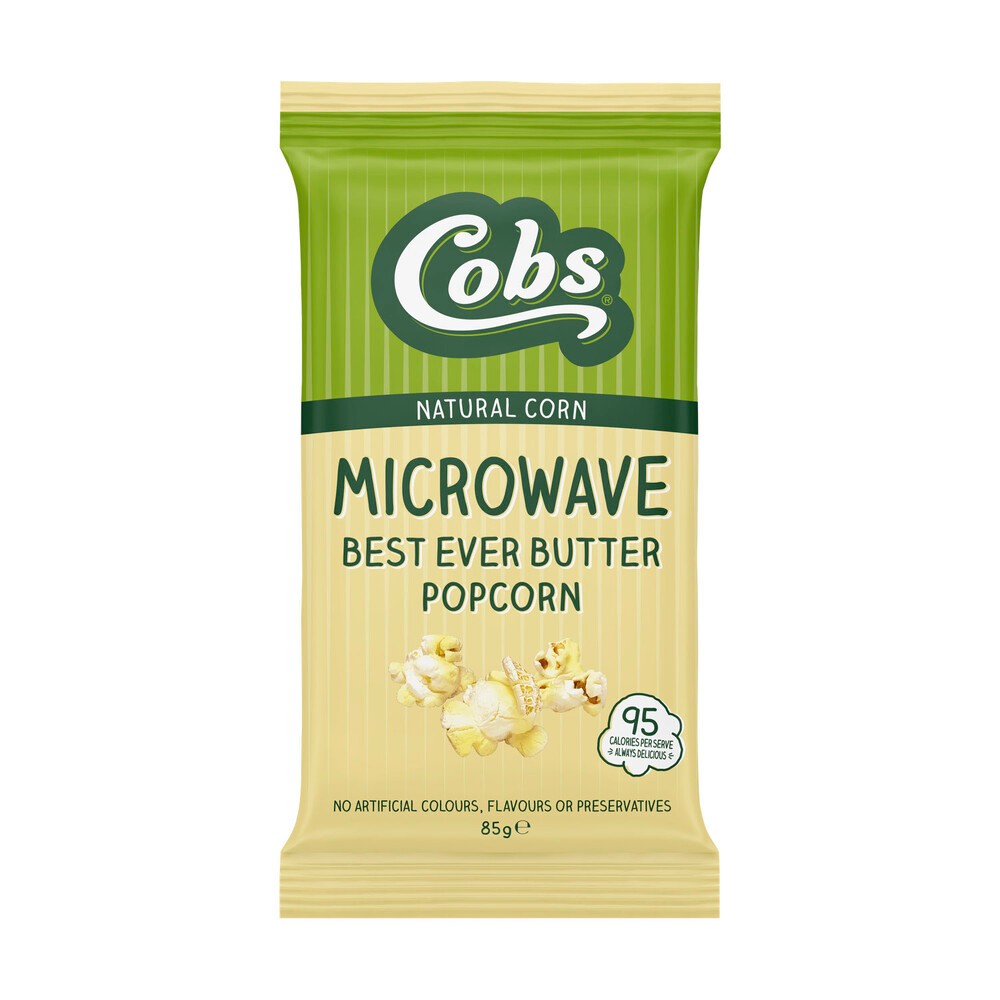 

Cobs Microwave Popcorn Butter | 85g Australia