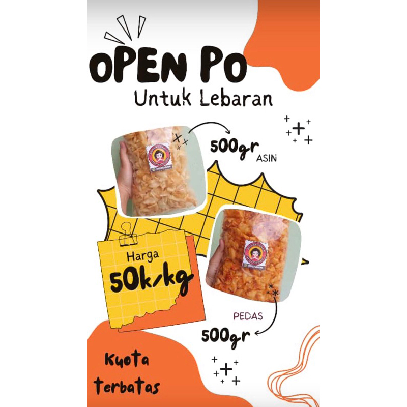 

KERIPIK SINGKONG UKURAN 1KG