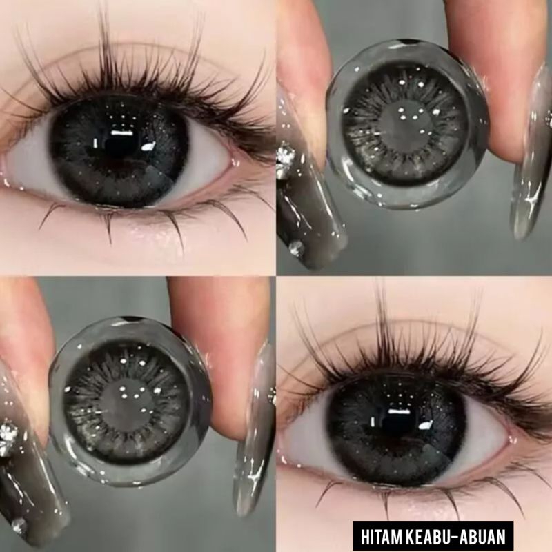 Softlens Hitam Ke Abu Abuan Limited Diameter 14.5 | Softlens Hitam yang Tidak Membosankan | Softlens
