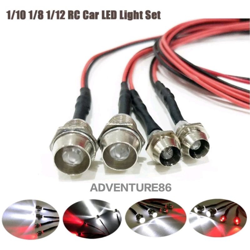 LED / Lampu Rc Untuk Rc Car 1/12, 1/16, 1/10, 1/8