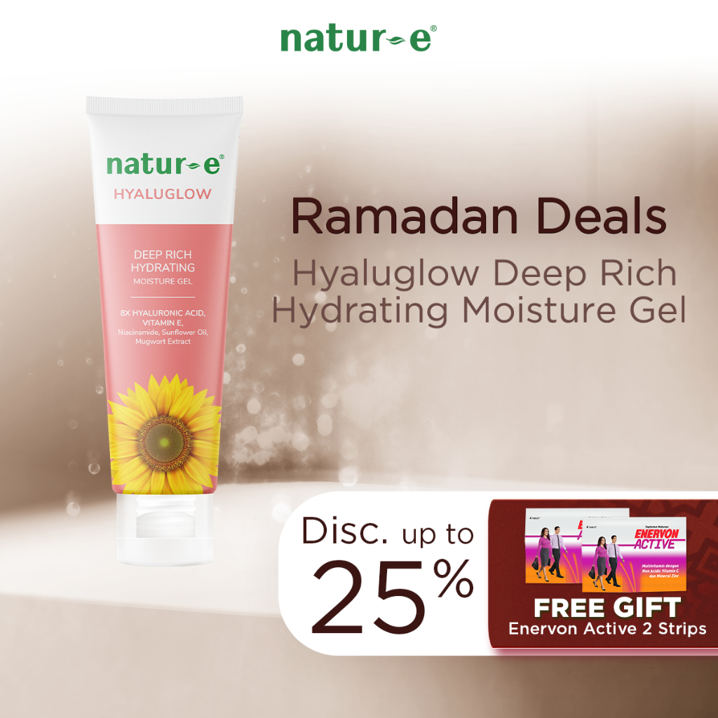 Natur-E Hyaluglow Deep Rich Hydrating Moisture Gel 30ml - Skincare