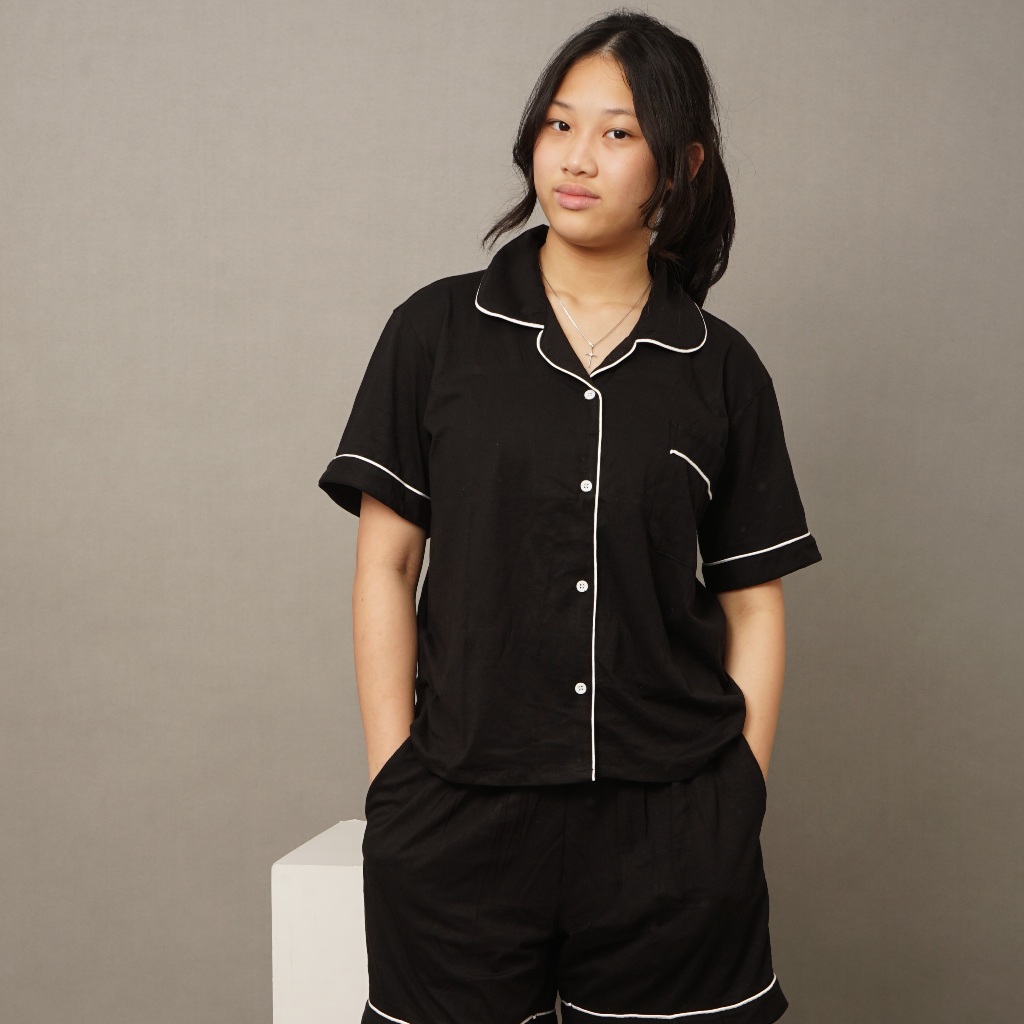 Little Bloom | Moms Moonlight Set TENCEL™ | Piyama Wanita Tencel | Baju Tidur Wanita Tencel | Setela