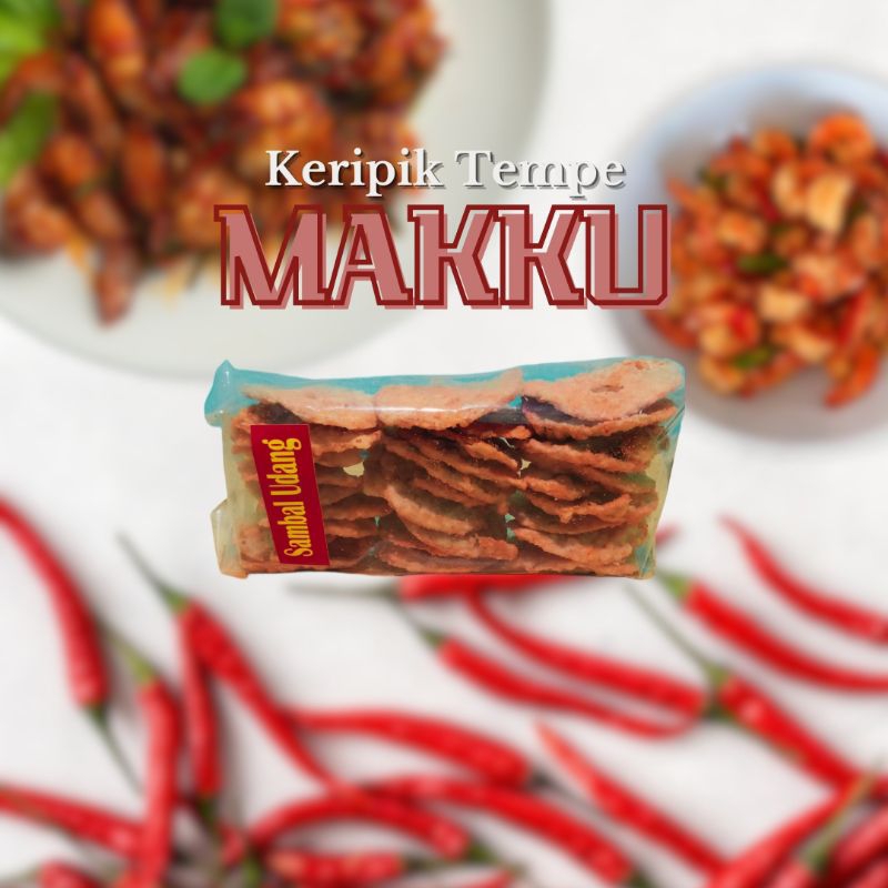 

Keripik Tempe Rasa Sambal Udang | Camilan Tempe | Makanan Ringan Khas Malang MAKKU