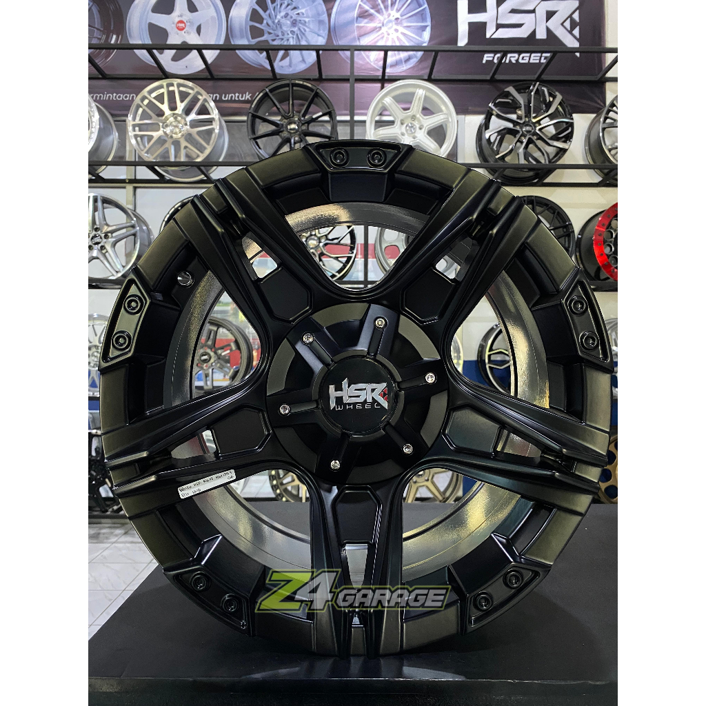 Velg HSR Offroad Palang 5 Buat Everest Hilux Fortuner Pajero Triton Ring 16 Lobang 6x139,7