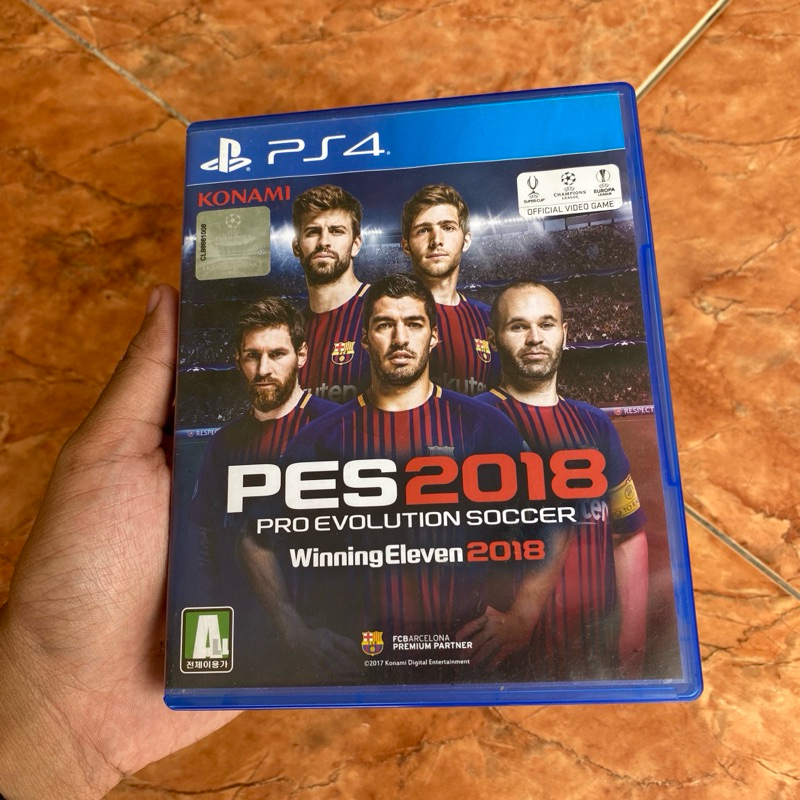 BD PES 2018 PS4 Region 3 Mulus
