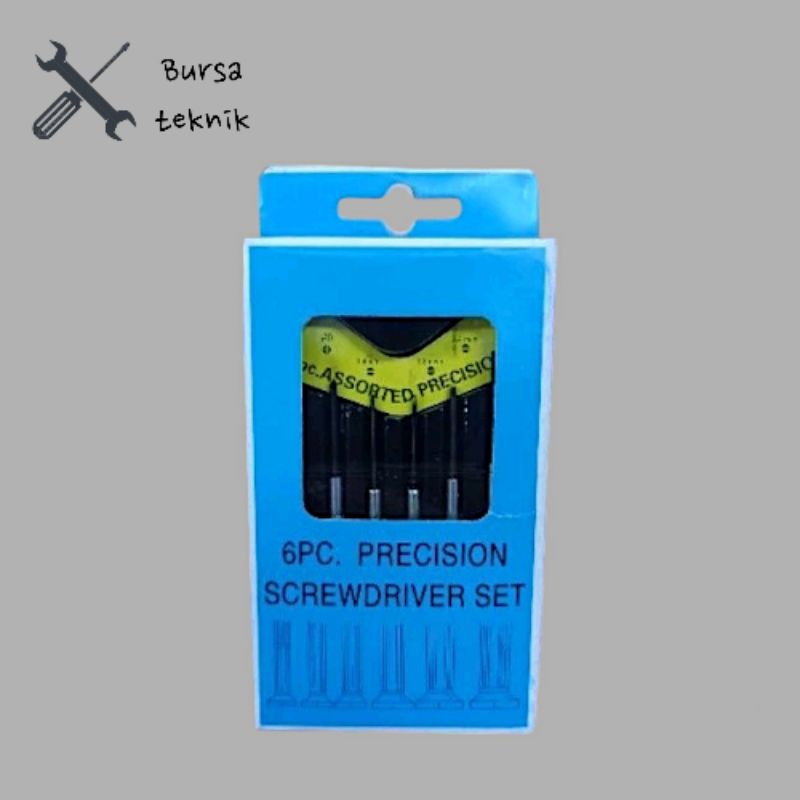 (COD) Obeng jam set 6pcs obeng kacamata obeng kecil murah