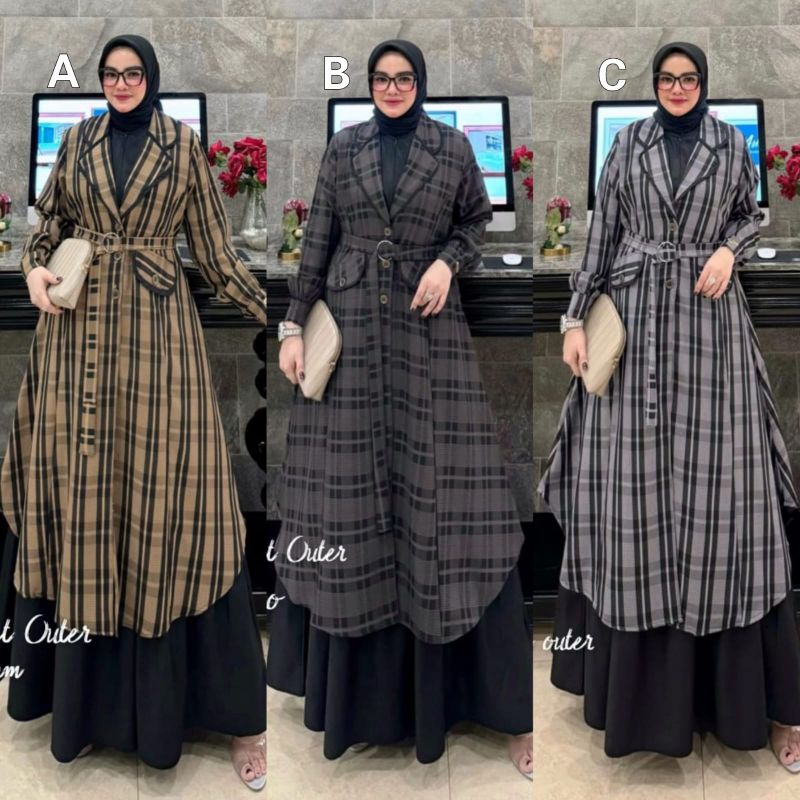 AYUMI SET OUTER TARTAN PART 3 BY AAIRIZ (ready