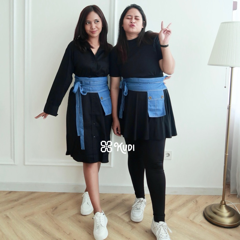 KUDI - Obi Denim Belt / Iket pinggang jeans / Obi big size