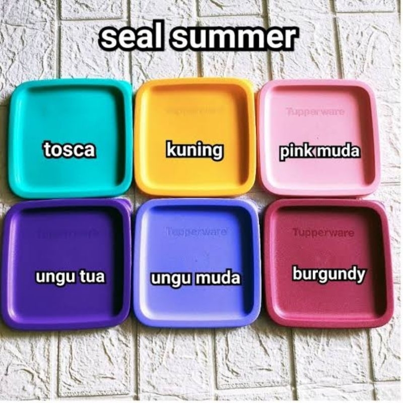 Tupperware Ori..Tutup Square  Round empat segi