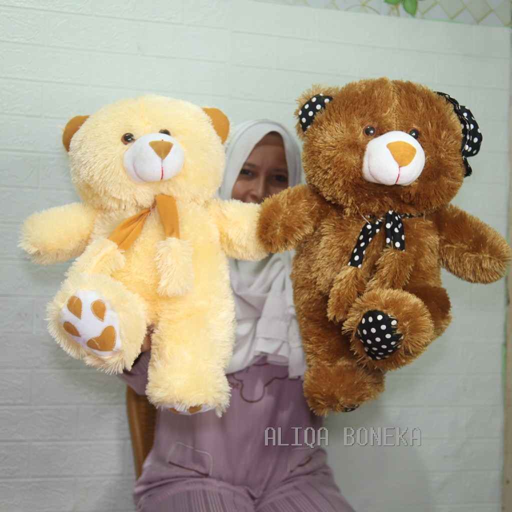 Boneka Tedy Bear L Baru Semua Model  Bisa Cod, Bahan Halus, Cocok Untuk Kado Ulang Tahun Atau Pernikahan
