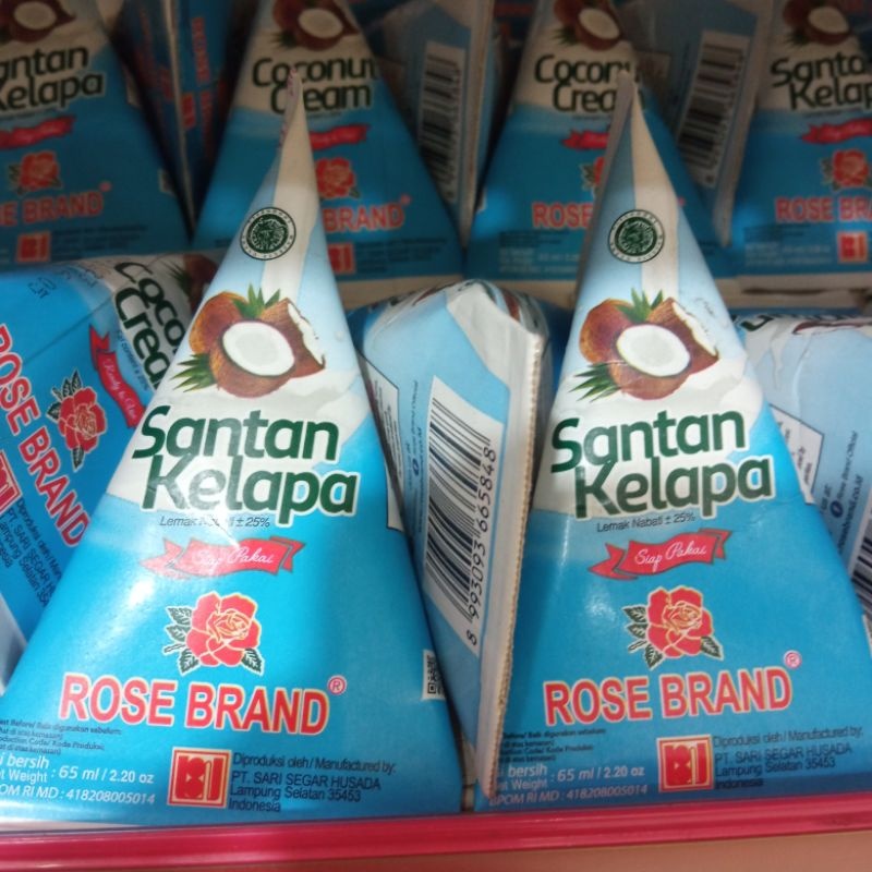 

Santan rose brand 65 ml karton