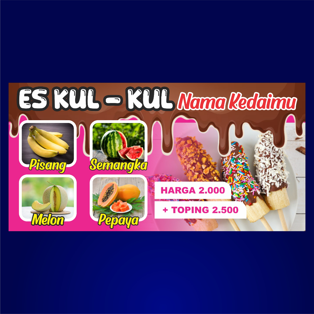 Spanduk Banner Es Kul Kul