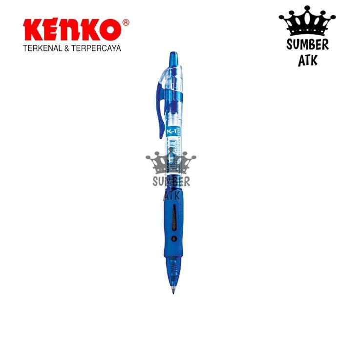 

pulpen tinta kenko warna biru 1pcs