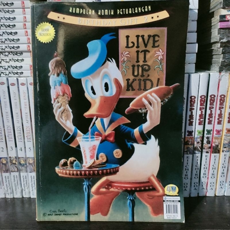 kumpulan komik donal bebek edisi petualangan birthday gift 2 preloved