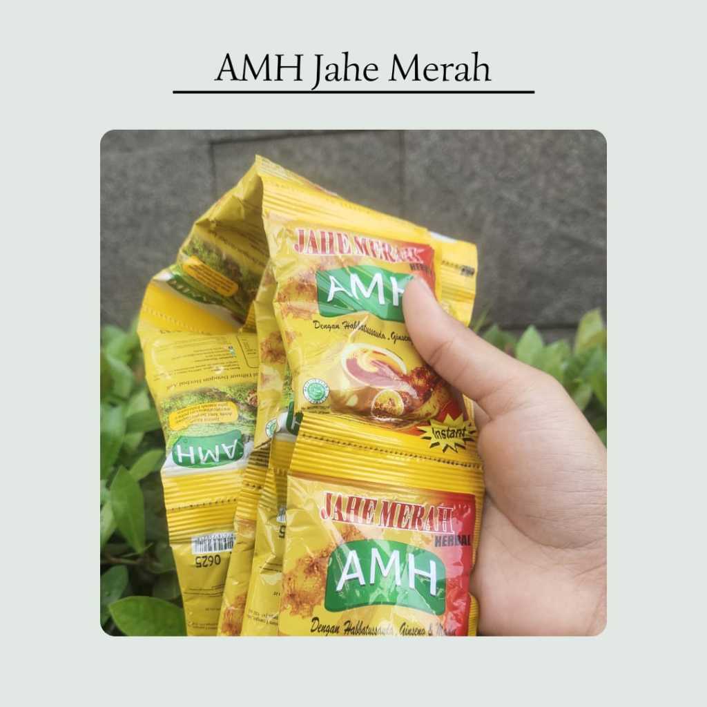 

AMH JAHE MERAH - minuman herbal 1 renceng isi 10 sachet