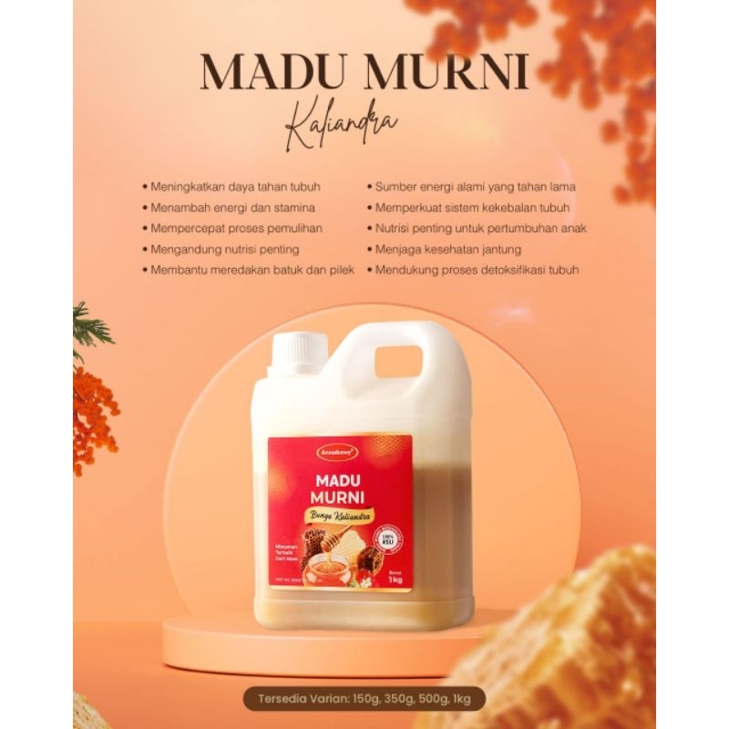 

Madu murni bunga kaliandra 1 kg