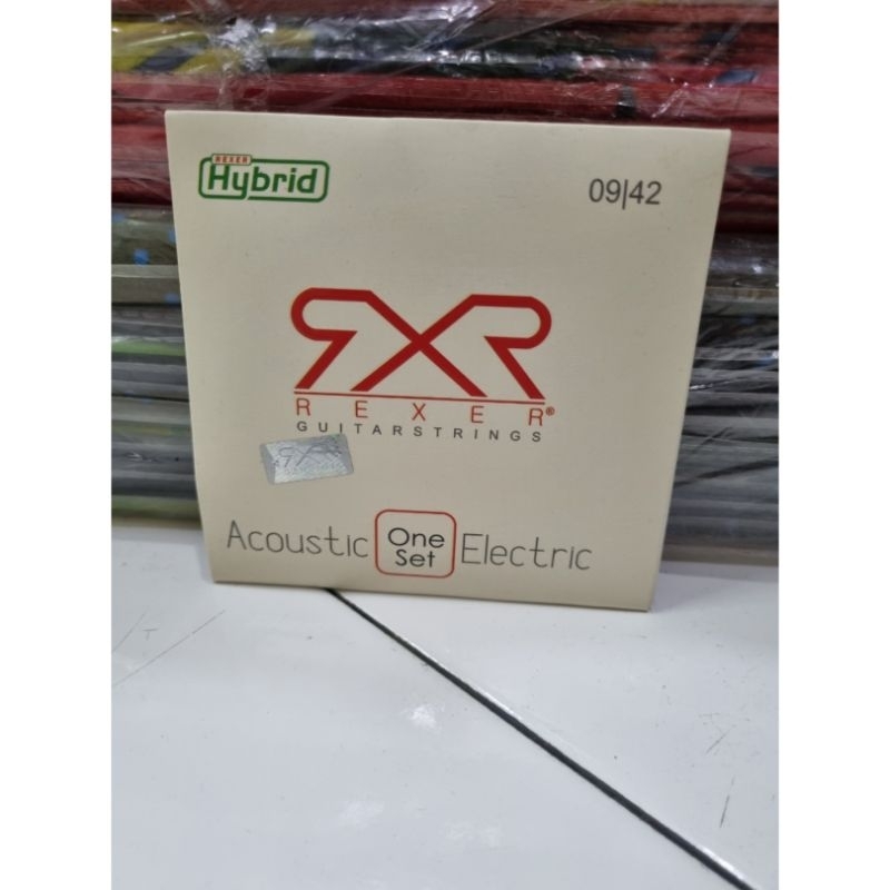 Senar Gitar REXER Akustik 0.09 ( 1 set )