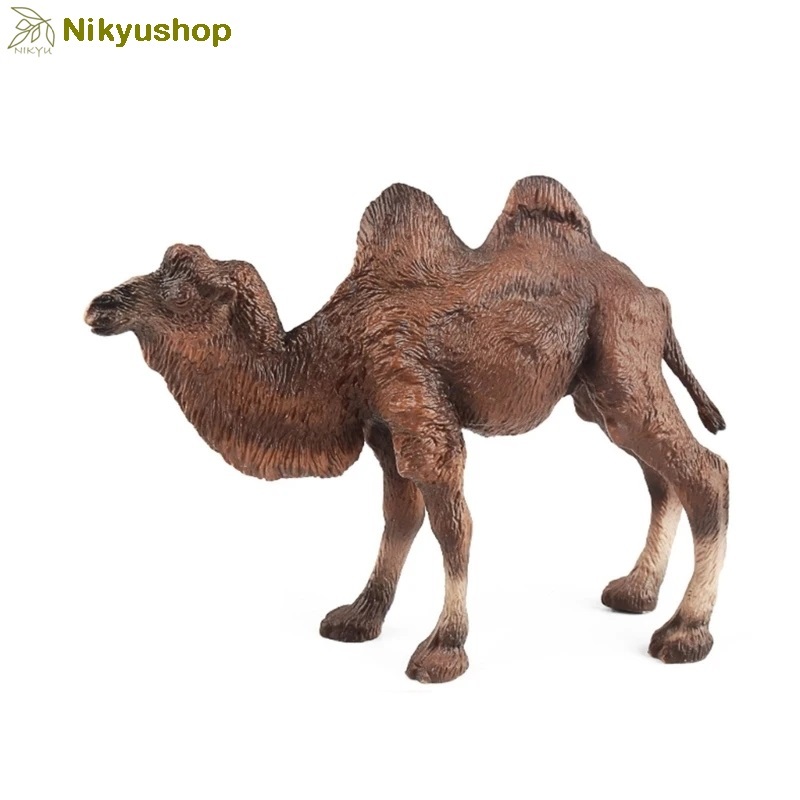 [Nikyushop] Mainan Edukasi Pajangan Miniatur Hewan Figure Unta Bactrian Camel