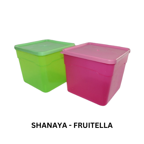 TOPLES SHANAYA FRUITELLA WANKY - Wadah Cantik Transparan Cocok Menyimpan Snack Permen Bumbu Dapur Ko