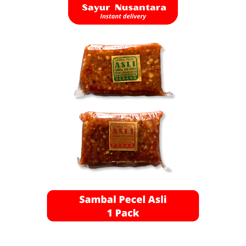 

Sambal Pecel Asli Ukuran Kecil 1 Pack - Sayur Nusantara