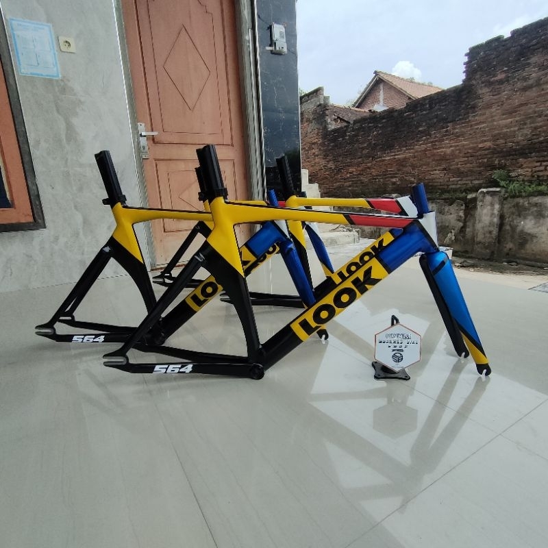 Ready Frameset Fixie Look Bebas Riques Warna