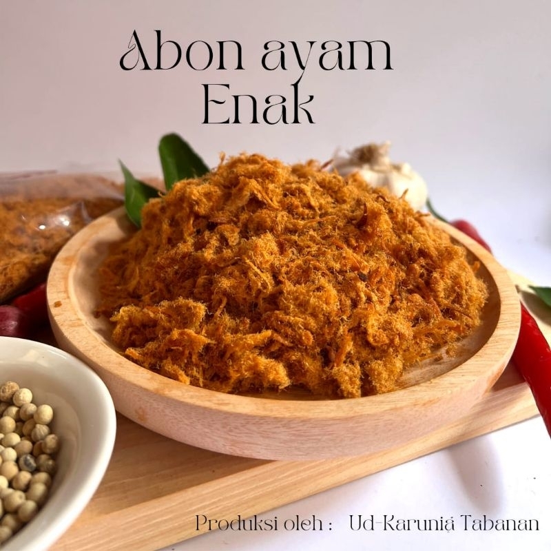 

Abon Ayam Rasa Original/ Lauk Abon Ayam Enak Khas Bali/ Abon Ayam Gurih / Cemilan Enak