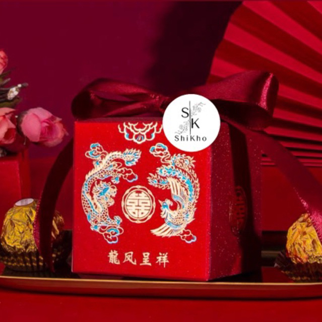

Kotak Souvenir Sangjit/Wedding/Paperbag Souvenir Feng Long