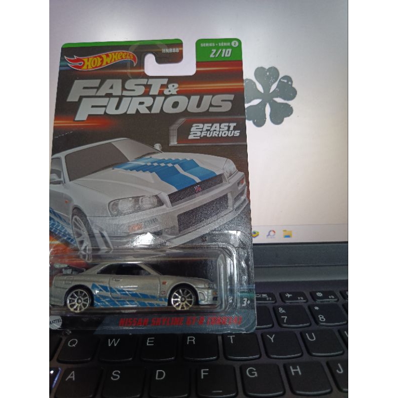 Hotwheels Fast and Furious Nissan Skyline GTR (BNR34)