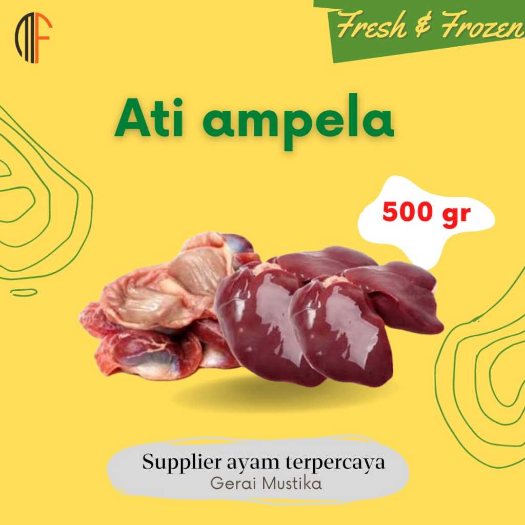 

Ati ampela ayam bersih 5 potong