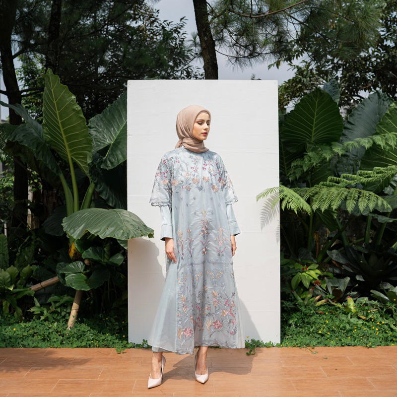 Sellywira Calla Dress - Dusty Blue