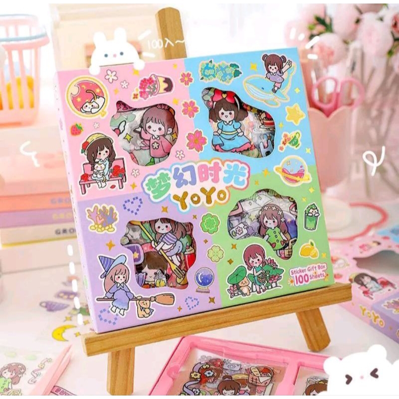 

ELSTUFF (S36) STIKER MOMO YOYO MIX / STIKER VIRAL / STIKER SCRAPBOOK / STIKER AESTHETIC