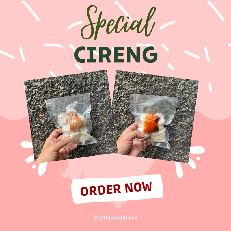 

Cireng frozen isi 10 pcs sudah termasuk bumbu bojot/chili oil