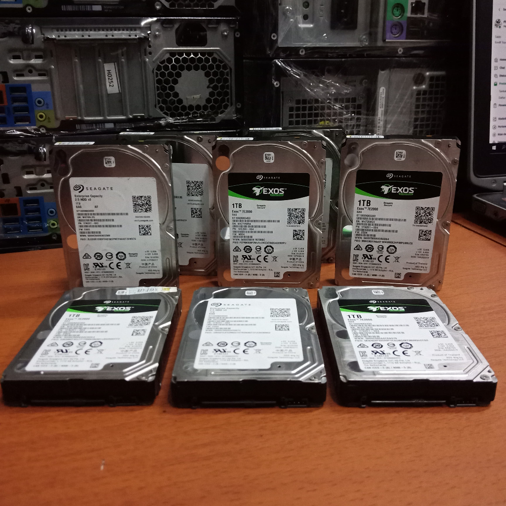 HARDISK  SAS 1Tb Seagate exos 7E2000 - 2.5inch 12Gbps FOR DELL/HPE