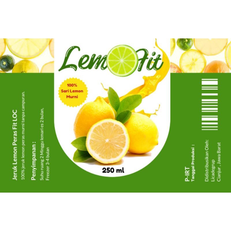 

Jeruk Lemon peras Murni FitLoc