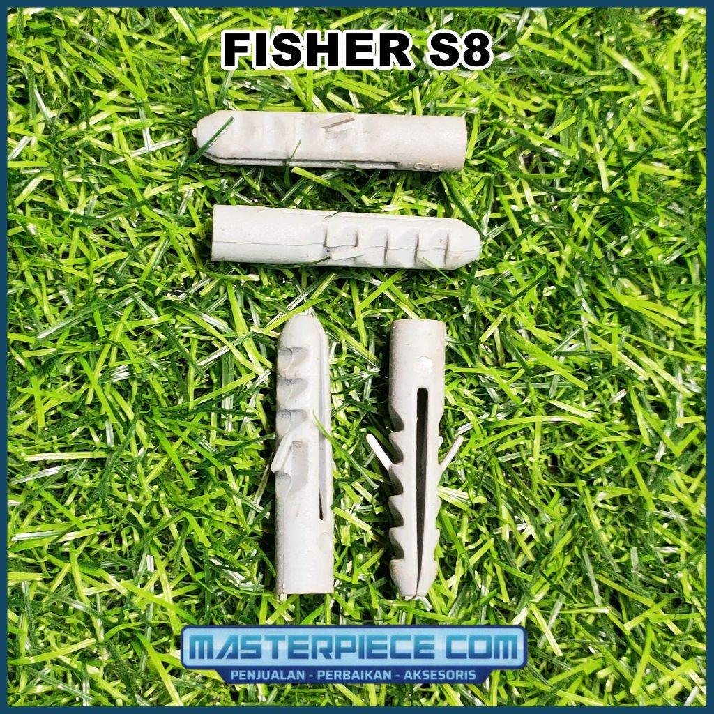 Phiser Viser Fisher alat penjepit sekrup nilon S6 dan S8
