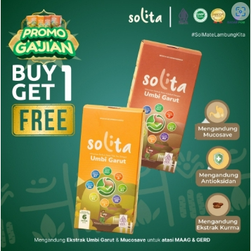 

SOLITA Minuman Serbuk Umbi Garut Isi 6 Sachet Rasa Coklat + 6 Sachet Rasa Thai Tea untuk Atasi Asam Lambung