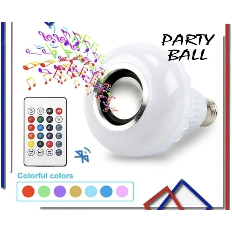 Bohlam Speaker BluetoothBohlam Speaker Musik Bluetooth 2 in 1 - Lampu Speaker LED