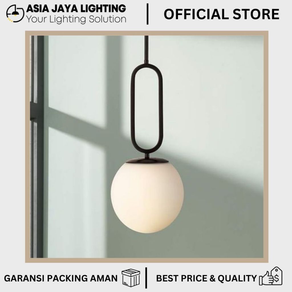 LAMPU GANTUNG PENDANT / LAMPU GANTUNG CABANG 1 / PENDANT LIGHT / LAMPU PENDANT MINIMALIS / LAMPU GAN