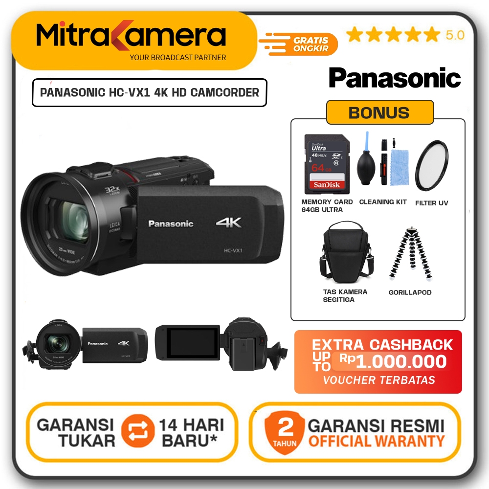 Panasonic HC-VX1 4K HD Camcorder