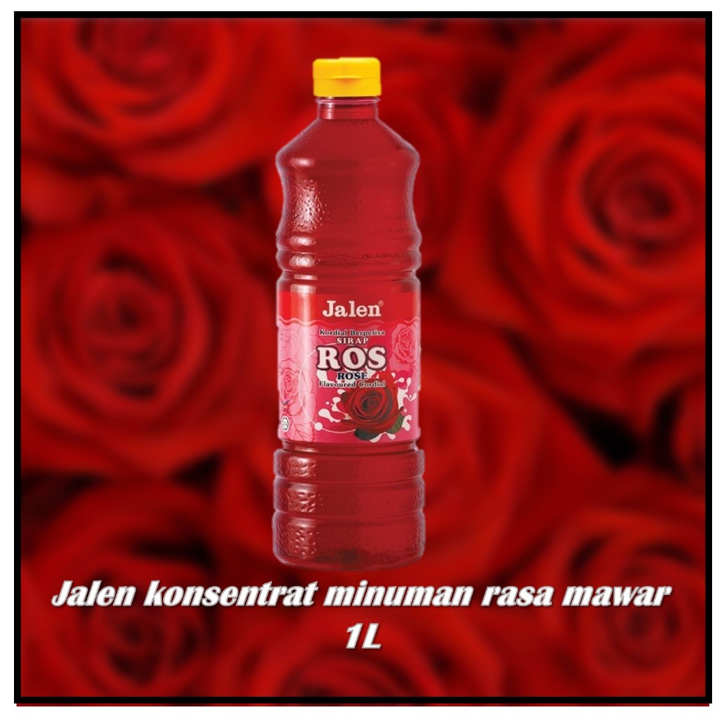 

Jalen konsentrat minuman rasa mawar 1L