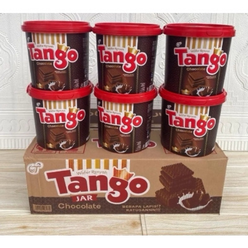 

(1 Dus isi 6pcs) Termurah TANGO Wafer Jar Timba Chocolate/Vanila