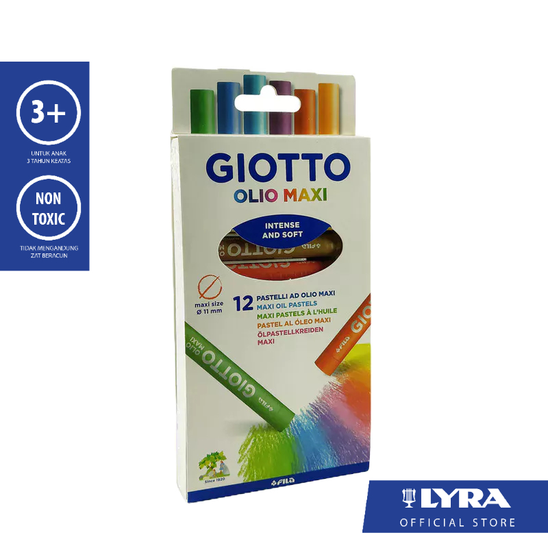 

Giotto Olio Maxi 12 Colours # 293000