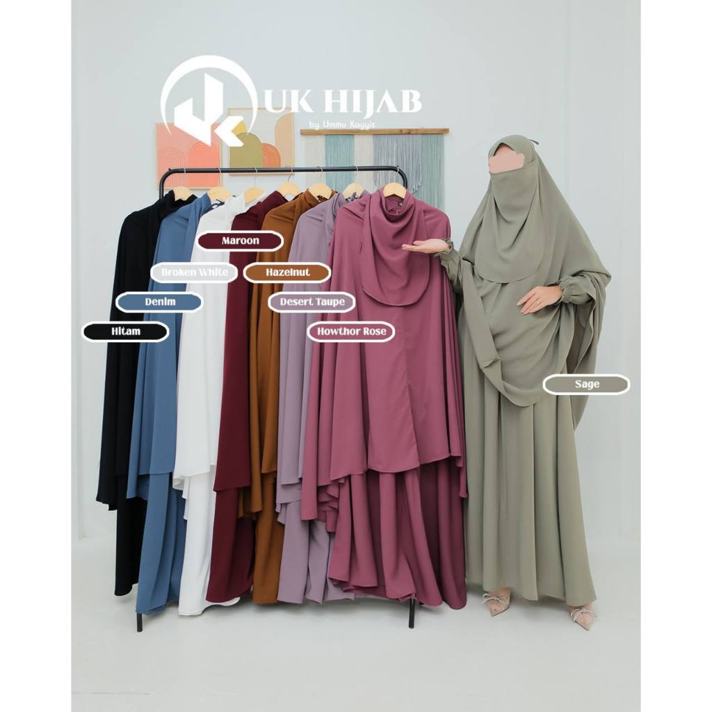 Gamis Set UK Hijab HAMEEDA SERIES